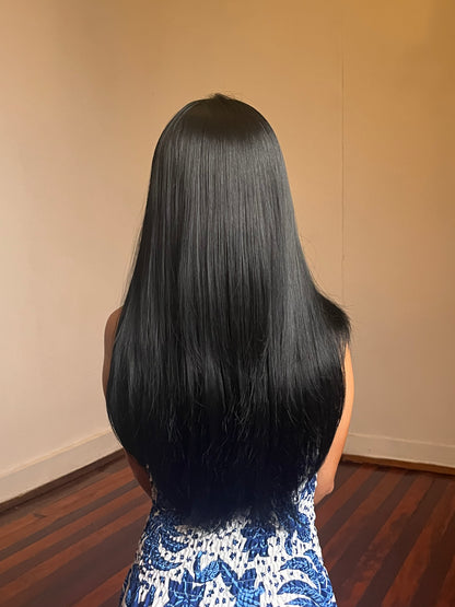 Peruca Cabelo Pronto com Franja – Visual Instantâneo